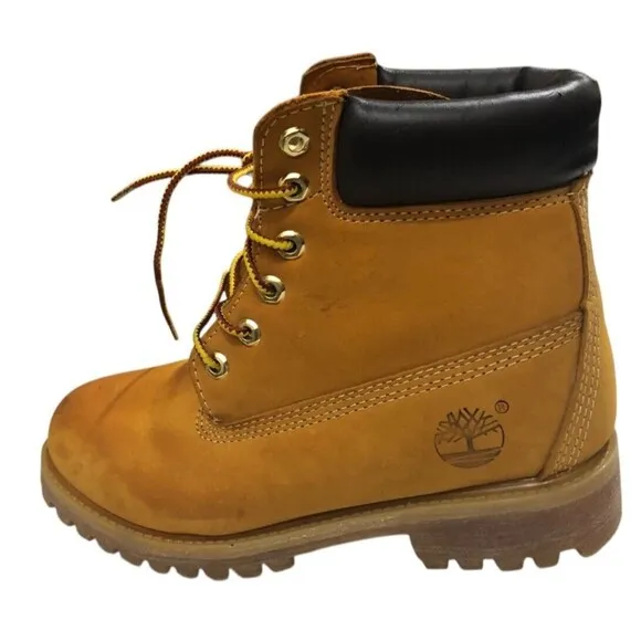 Timberland Boots Mens Beige Size 6 Wheat Nubuck Leather