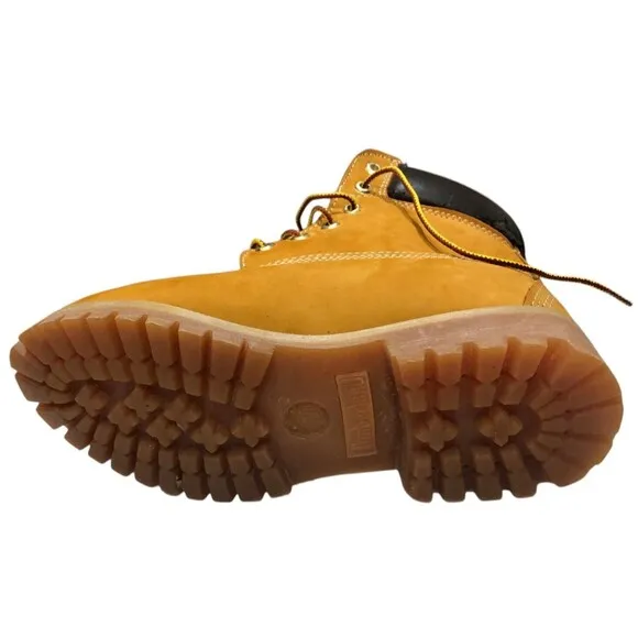 Timberland Boots Mens Beige Size 6 Wheat Nubuck Leather