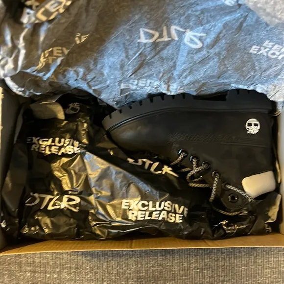 Timberland Boots Waterproof Black 9M TB0A63BS001 Exclusive Release pre owned