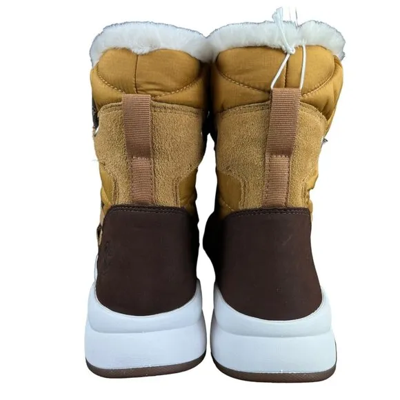 Timberland Boroughs Project Mid Brown Leather Waterproof Boots Women's Size 9 M