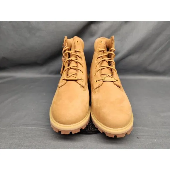 Timberland Boys 6 In Premium Waterproof Boots Lace Up Wheat Size 5 NEW NO BOX!