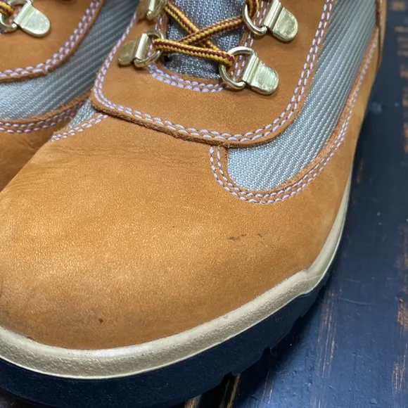 Timberland Field Boots in Wheat Nubuck
