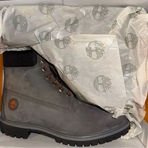 Timberland Gray Rugged Outdoor Boots