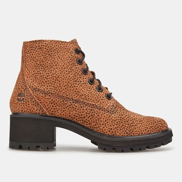 Timberland Kori Park Cheetah Print Suede Leather Boots Womens Various Sizes New