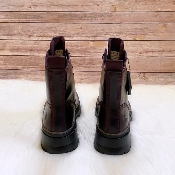 Timberland Malynn EK  Burgundy Waterproof Leather Boots