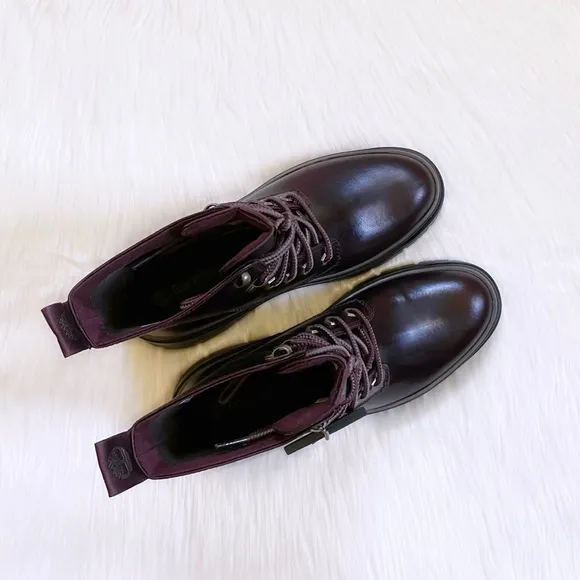 Timberland Malynn EK  Burgundy Waterproof Leather Boots