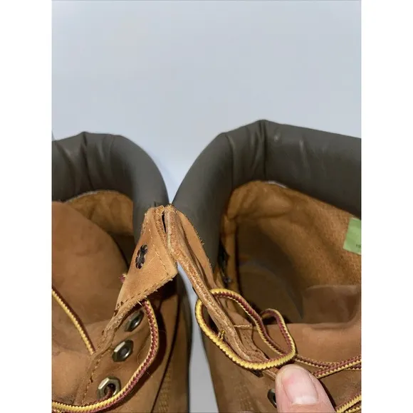 Timberland Men's 6 Inch Waterproof Padded Collar Wheat Boots 1906 Men's Size 10