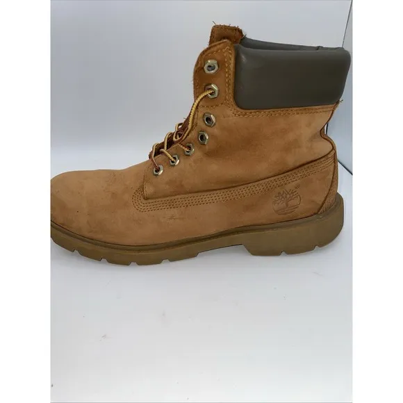 Timberland Men's 6 Inch Waterproof Padded Collar Wheat Boots 1906 Men's Size 10