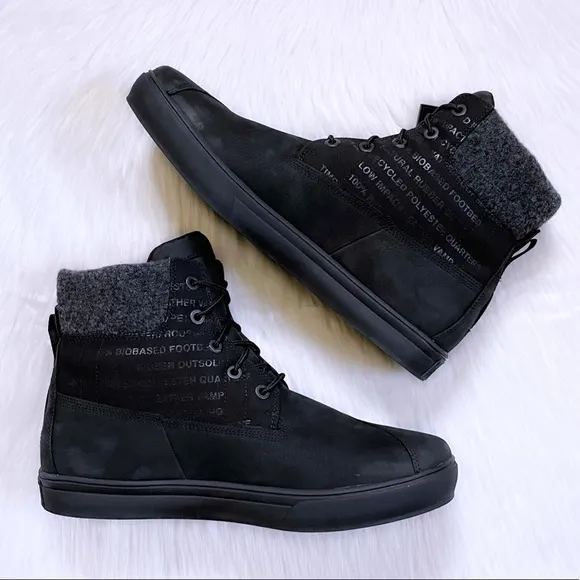 Timberland Men’s Adventure 2.0 EK  Black Waterproof Sneaker Boots