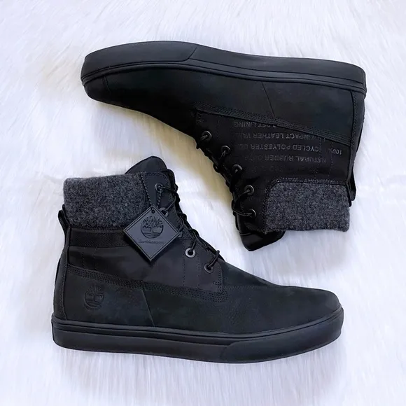 Timberland Men’s Adventure 2.0 EK  Black Waterproof Sneaker Boots