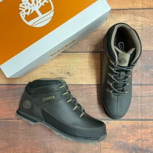 Timberland Men's Euro Sprint Gray Full Grain Leather Hiking Boots