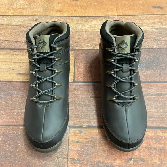 Timberland Men's Euro Sprint Gray Full Grain Leather Hiking Boots