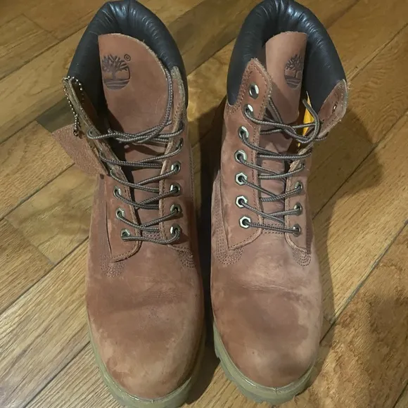 Timberland Men’s Premium 6 Inch Waterproof Brown Boots