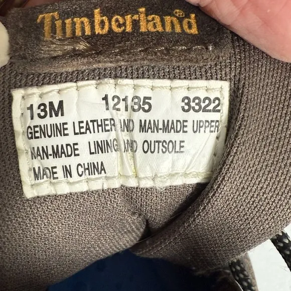 Timberland Men's White Ledge Mid Waterproof Hiking Boots‎ 12135 Brown Size 13M