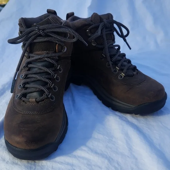 Timberland Men's White Ledge Waterproof‎ Mid Hiker Boot size 7.5 brown