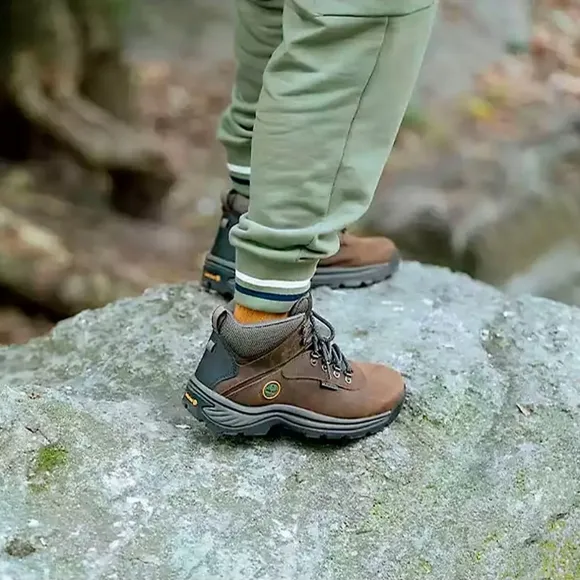 Timberland Men's White Ledge Waterproof‎ Mid Hiker Boot size 7.5 brown