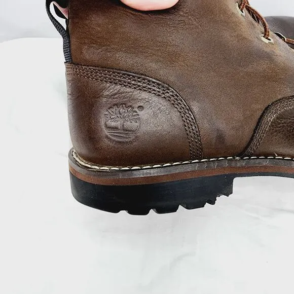 Timberland  Ortholite Brown Leather Waterproof Men's 12 Chukka Boots  A11ET