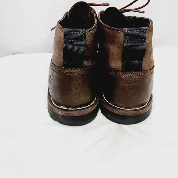 Timberland  Ortholite Brown Leather Waterproof Men's 12 Chukka Boots  A11ET