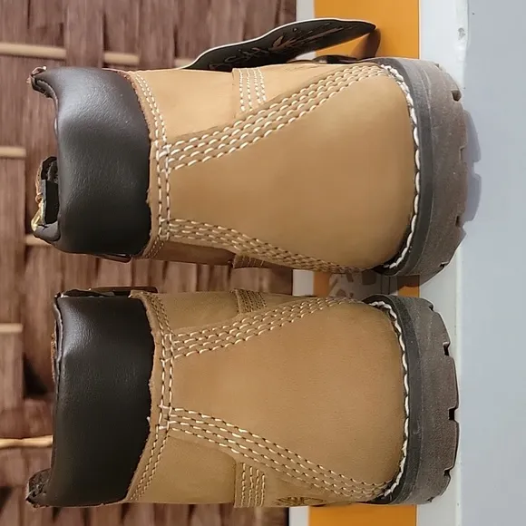 Timberland Pokey Pine Toddler Mid Lace/Zip Boot Wheat