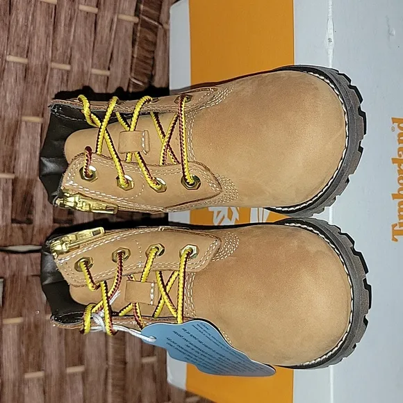 Timberland Pokey Pine Toddler Mid Lace/Zip Boot Wheat