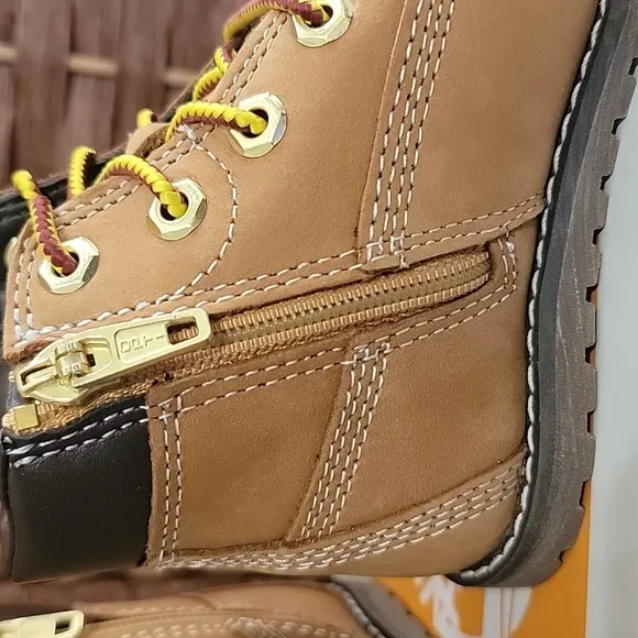 Timberland Pokey Pine Toddler Mid Lace/Zip Boot Wheat