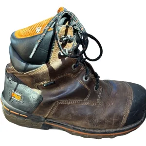 Timberland PRO Waterproof Boondock 6&quot; Comp Toe Work Boots 92615 Brown Size 9 M