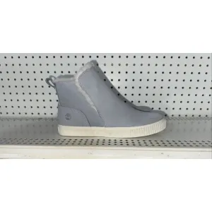 Timberland Skyla Bay Womens Suede Faux Fur Lined Pull On Booties Size 9 Gray