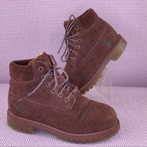 Timberland Timberdry Primaloft 200 Waterproof Suede Boots Burgundy 13 A0330