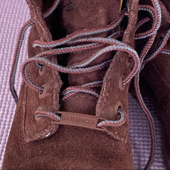 Timberland Timberdry Primaloft 200 Waterproof Suede Boots Burgundy 13 A0330
