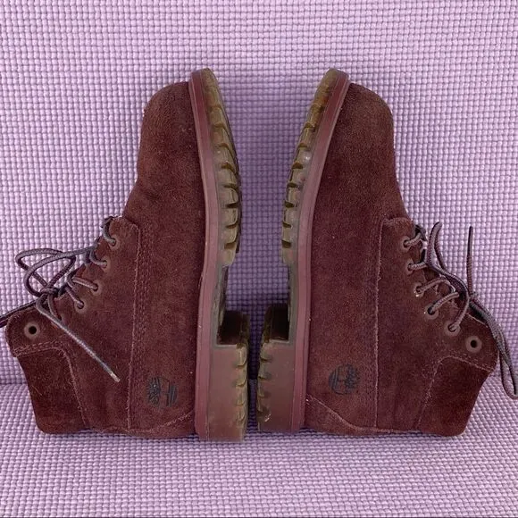 Timberland Timberdry Primaloft 200 Waterproof Suede Boots Burgundy 13 A0330
