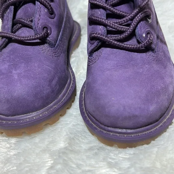 Timberland Toddler Premium Waterproof Boots Purple Size 4