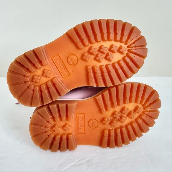 Timberland Toddler waterproof premium nubuck boots in rose pink Size 5.5