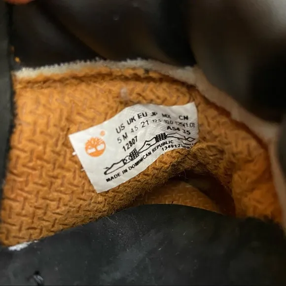 Timberland Toddlers / Kids Black Waterproof Boots Size 5M