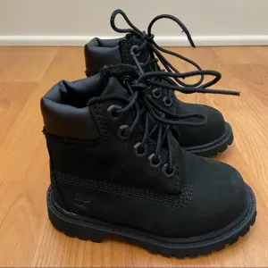 Timberland Toddlers / Kids Black Waterproof Boots Size 5M