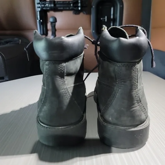 Timberland Waterproof Leather Black Boots Mens 5 Women 6.5 12907 Primaloft‎ 200.