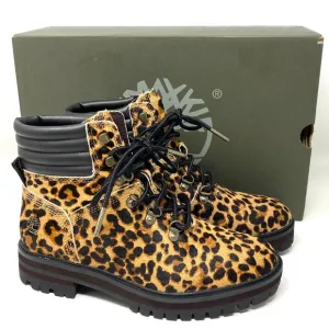 Timberland WOMEN Size TB 0A2GCR V24 LONDON SQUARE MID HIKER Brown Leather Boots
