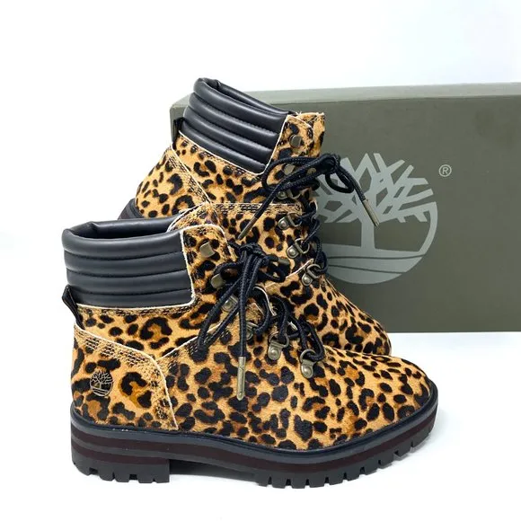 Timberland WOMEN Size TB 0A2GCR V24 LONDON SQUARE MID HIKER Brown Leather Boots