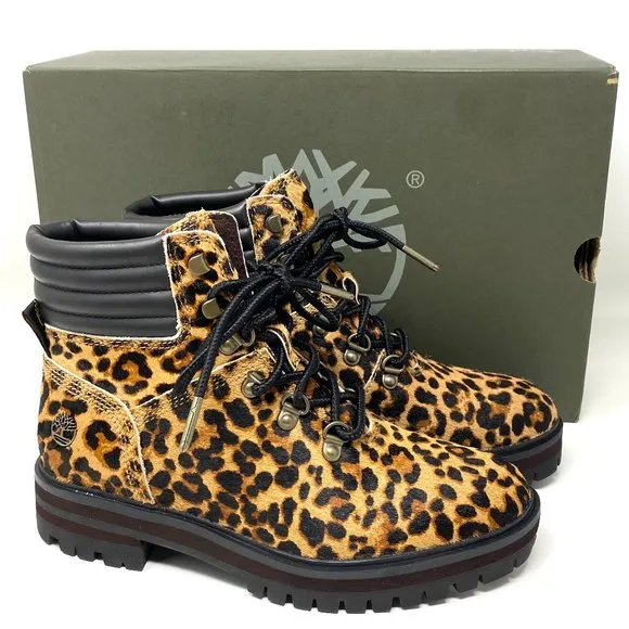 Timberland WOMEN Size TB 0A2GCR V24 LONDON SQUARE MID HIKER Brown Leather Boots