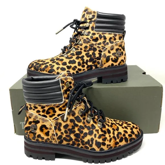 Timberland WOMEN Size TB 0A2GCR V24 LONDON SQUARE MID HIKER Brown Leather Boots