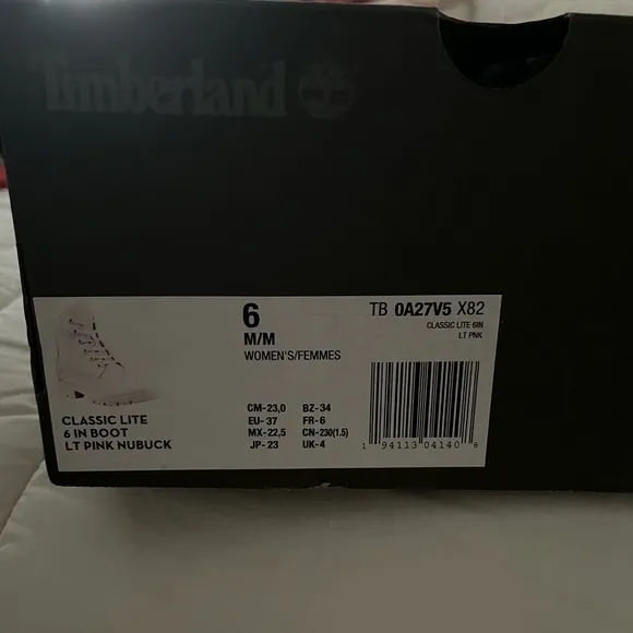 Timberland Women’s Classic LT Pink Nubuck Boots