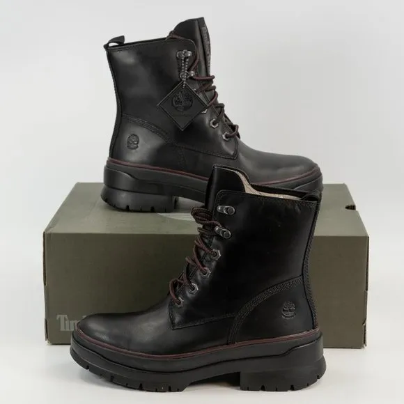 Timberland Women's Malynn EK  Waterproof Mid Boot 'Black Full Grain' size 6 - 10