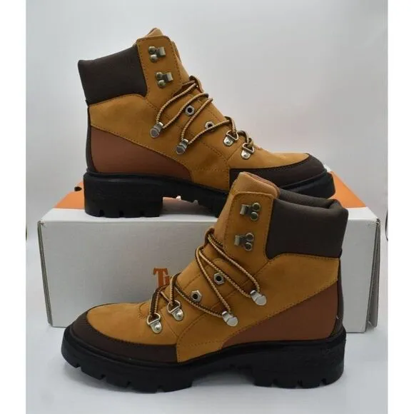 Timberland Womens Size 8 Cortina Valley Wheat Nubuck Waterproof Mid Hiking Boots