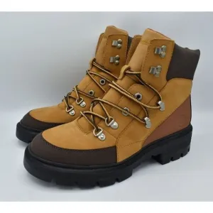 Timberland Womens Size 8 Cortina Valley Wheat Nubuck Waterproof Mid Hiking Boots