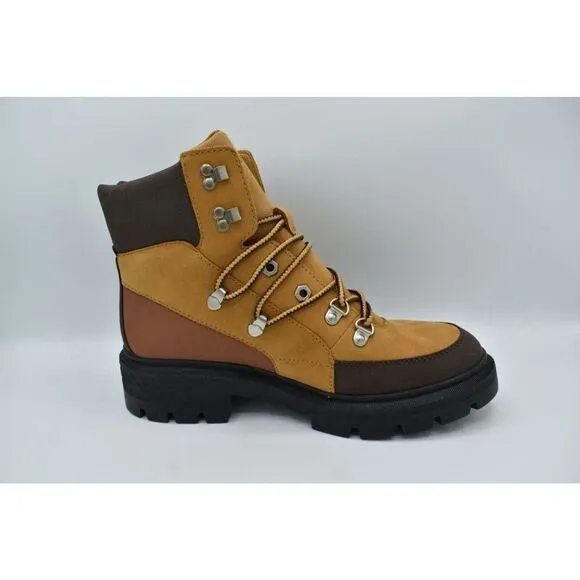 Timberland Womens Size 8 Cortina Valley Wheat Nubuck Waterproof Mid Hiking Boots