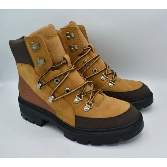 Timberland Womens Size 8 Cortina Valley Wheat Nubuck Waterproof Mid Hiking Boots