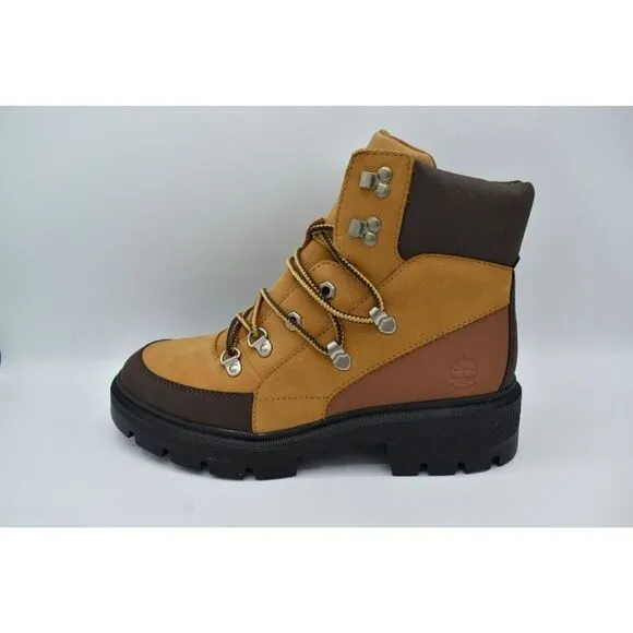 Timberland Womens Size 8 Cortina Valley Wheat Nubuck Waterproof Mid Hiking Boots