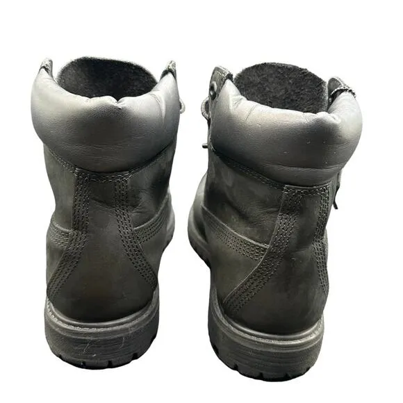 Timberland Women’s Waterproof Leather Ankle Boots Box Included Black Size 8M