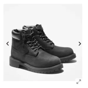 Timberland black nubuck premium 6 inch waterproof boots