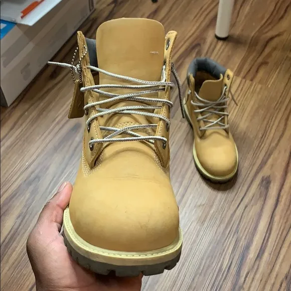 Timberlands Big Kids Fashion Waterproof Boots (6)