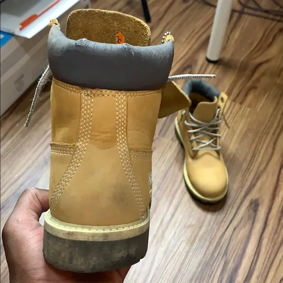 Timberlands Big Kids Fashion Waterproof Boots (6)